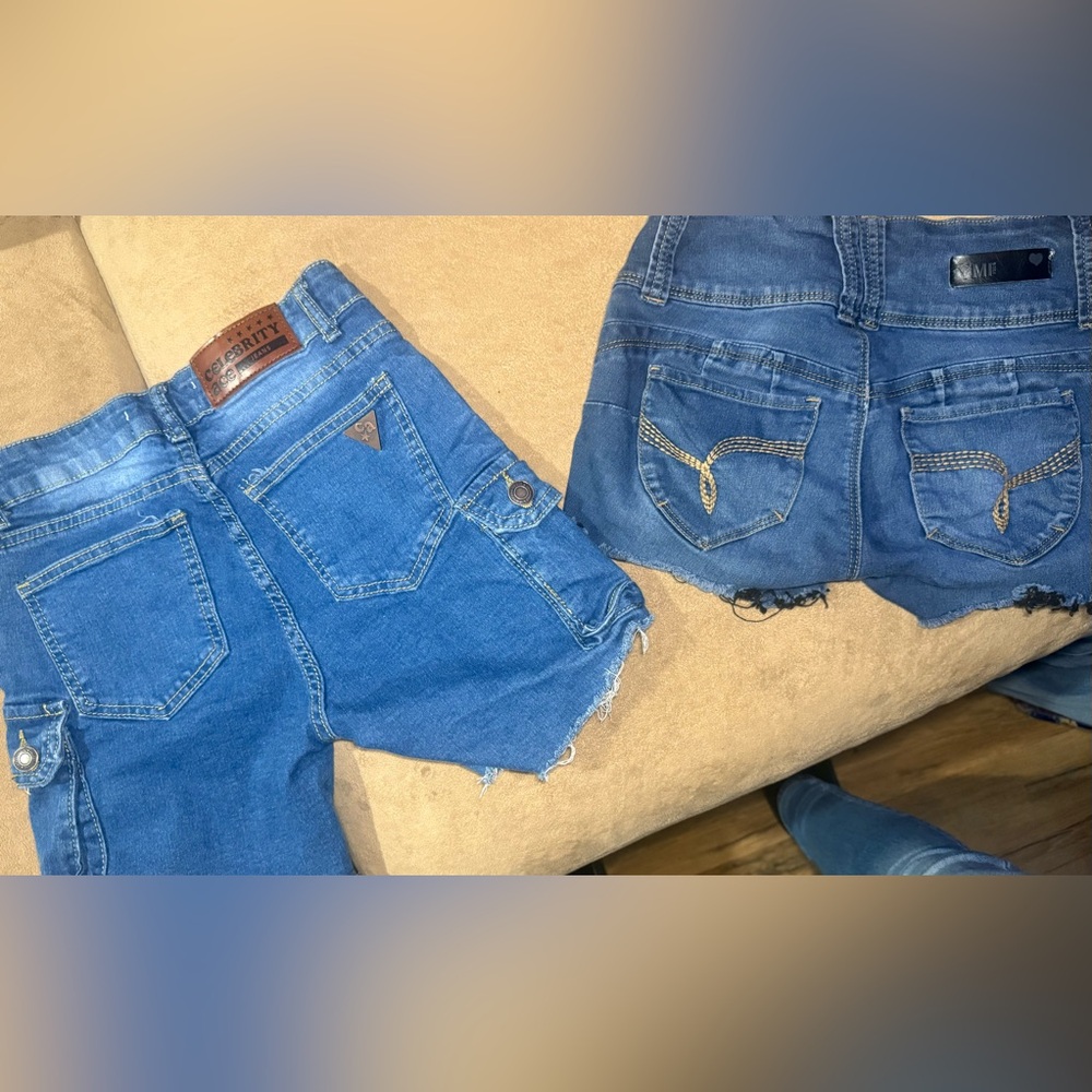 Y2K Aesthetic Denim Shorts Bundle | Celebrity Ace & YMI WannaBettaButt | Size 1